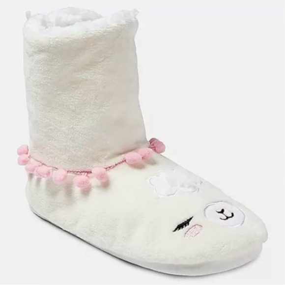 Justice Other - Justice Girl's Llama Boot Slippers Size L 8-9 NWOT
